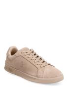 Heritage Court Ii Suede Sneaker Lave Sneakers Pink Polo Ralph Lauren