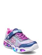 Girls Sweetheart Lights - Lets Shine Lave Sneakers Purple Skechers