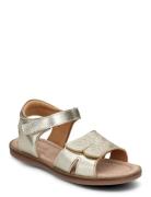 Bisgaard Alexa O Shoes Summer Shoes Sandals Gold Bisgaard