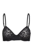 Unlined Demi Lingerie Bras & Tops Wired Bras Black Calvin Klein