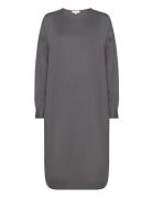 Esbianca Ls Dress Knelang Kjole Grey Esme Studios