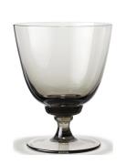 Flow Glass On Foot 35 Cl Smoke Home Tableware Glass Wine Glass White W...