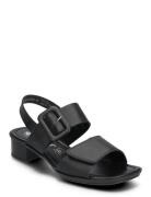 62663-01 Sandal Med Hæl Black Rieker