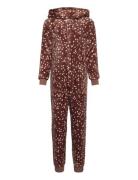 Pajama Sies Animal Pyjamas Sie Jumpsuit Brown Lindex