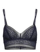 Unlined Soft Bralette Lingerie Bras & Tops Soft Bras Bralette Navy Tom...