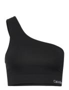 Shoulder Bralette Swimwear Bikinis Bikini Tops Bandeau Bikinitops Blac...