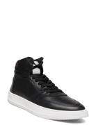 Legacy Mid - Black Leather Høye Sneakers Black Garment Project