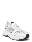 Slfabby Leather Sneaker Lave Sneakers White Selected Femme