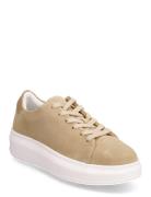 Ayano W Suede Shoe Lave Sneakers Beige Sneaky Steve