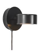 Clyde / Wall Home Lighting Lamps Wall Lamps Black Nordlux