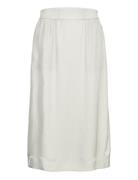 Ease Skirt Knelangt Skjørt White Filippa K