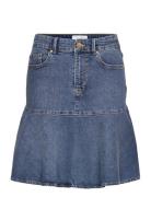 Skirt Marion Denim Kort Skjørt Blue Lindex