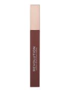 Revolution Irl Filter Finish Lip Crème Frappucino Nude Lipgloss Sminke...