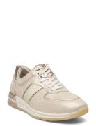 Women Lace-Up Lave Sneakers Beige Tamaris