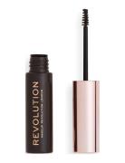 Revolution Brow Gel Dark Brown Øyebrynsgel Sminke Brown Makeup Revolut...