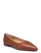 Londyn Burnished Leather Ballet Flat Ballerinasko Ballerinaer Brown La...