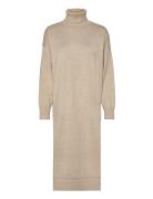 Mschodanna Rachelle R Dress Knelang Kjole Beige MSCH Copenhagen