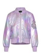 Nkfmovie Bomber Jacket Foil Bomberjakke Purple Name It