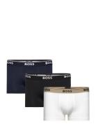 Trunk 3P Power Boksershorts White BOSS