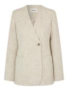 Haleymd Blazer Blazers Single Breasted Blazers Beige Modström