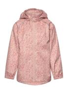 Softhell Jacket Aop Outerwear Softshells Softshell Jackets Pink Minymo