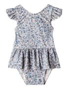 Swimsuit Diddi Badedrakt Badetøy Blue Wheat