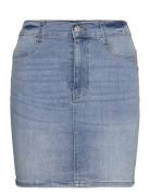 Bianca Denim Skirt Kort Skjørt Blue Bubbleroom