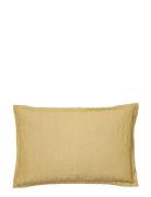 Linn Pudebetræk Home Textiles Cushions & Blankets Cushion Covers Yello...