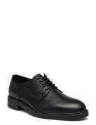 Slhblake Leather Derby Shoe Shoes Business Laced Shoes Black Selected ...