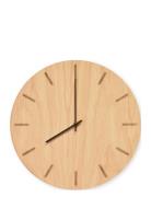 Light Oak Home Decoration Watches Wall Clocks Beige Hemverk