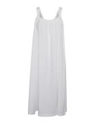 Vmgili Detailed Singlet Dress Wvn Ga Knelang Kjole White Vero Moda