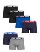 Puma Men Everyday Boxer 6P Ecom Boksershorts Multi/patterned PUMA