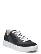 Court Sneaker Monogram Lave Sneakers Black Tommy Hilfiger