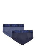 Puma Men Everyday Briefs 2P Underbukser Y-frontunderbukser Blue PUMA