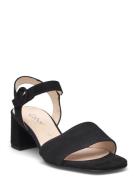 Ankle-Strap Sandal Sandal Med Hæl Black Gabor