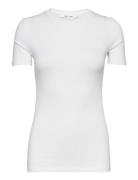 Ester Ss 265 Tops T-shirts & Tops Short-sleeved White Samsøe Samsøe