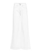 Kersee Hw Flare Jeans Ecru Bottoms Jeans Flares White Tomorrow