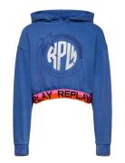 Jumper Back To School Tops Sweat-shirts & Hoodies Hoodies Blue Replay