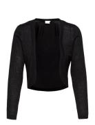 Kaankra Bolero Tops Knitwear Cardigans Black Kaffe