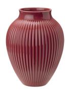 Knabstrup Vase, Grooves Home Decoration Vases Big Vases Red Knabstrup ...