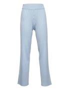 Kitt Knit Pant Bottoms Trousers Blue Grunt