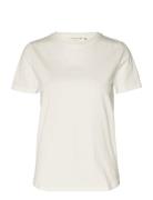 Organic T-Shirt Tops T-shirts & Tops Short-sleeved White Rosemunde