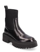 Boots - Flat Shoes Boots Ankle Boots Ankle Boots Flat Heel Black ANGUL...