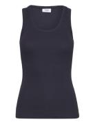 Astersz Tank Top Tops T-shirts & Tops Sleeveless Navy Saint Tropez