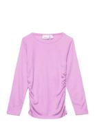 Nkflam Ls Slim Top Tops T-shirts Long-sleeved T-shirts Purple Name It