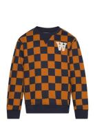 Rod Kids Checkered Sweatshirt Tops Sweat-shirts & Hoodies Sweat-shirts...