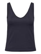 Ace Deep V Tank Sport T-shirts & Tops Sleeveless Navy Björn Borg