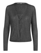 Ysali Knit Cardigan Tops Knitwear Cardigans Black Second Female