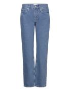 Low Rise Straight Bottoms Jeans Straight-regular Blue Calvin Klein Jea...