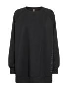 Sc-Banu Tops Sweat-shirts & Hoodies Sweat-shirts Black Soyaconcept